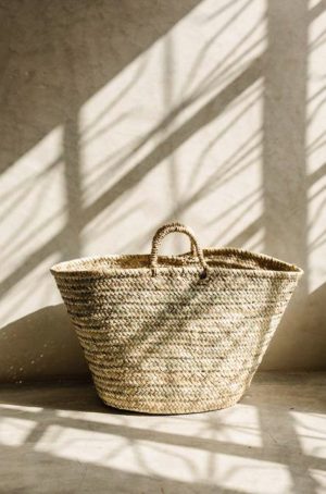 Large handwoven basket