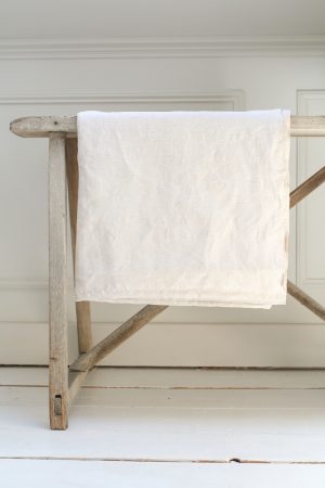 French handwoven linen sheet
