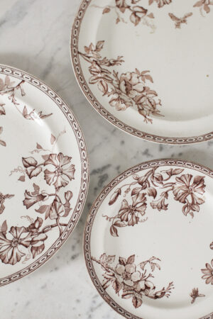 Trio of Antique Plates