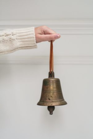 Heavy Antique Brass Bell