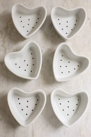 Pair of French Heart Dishes